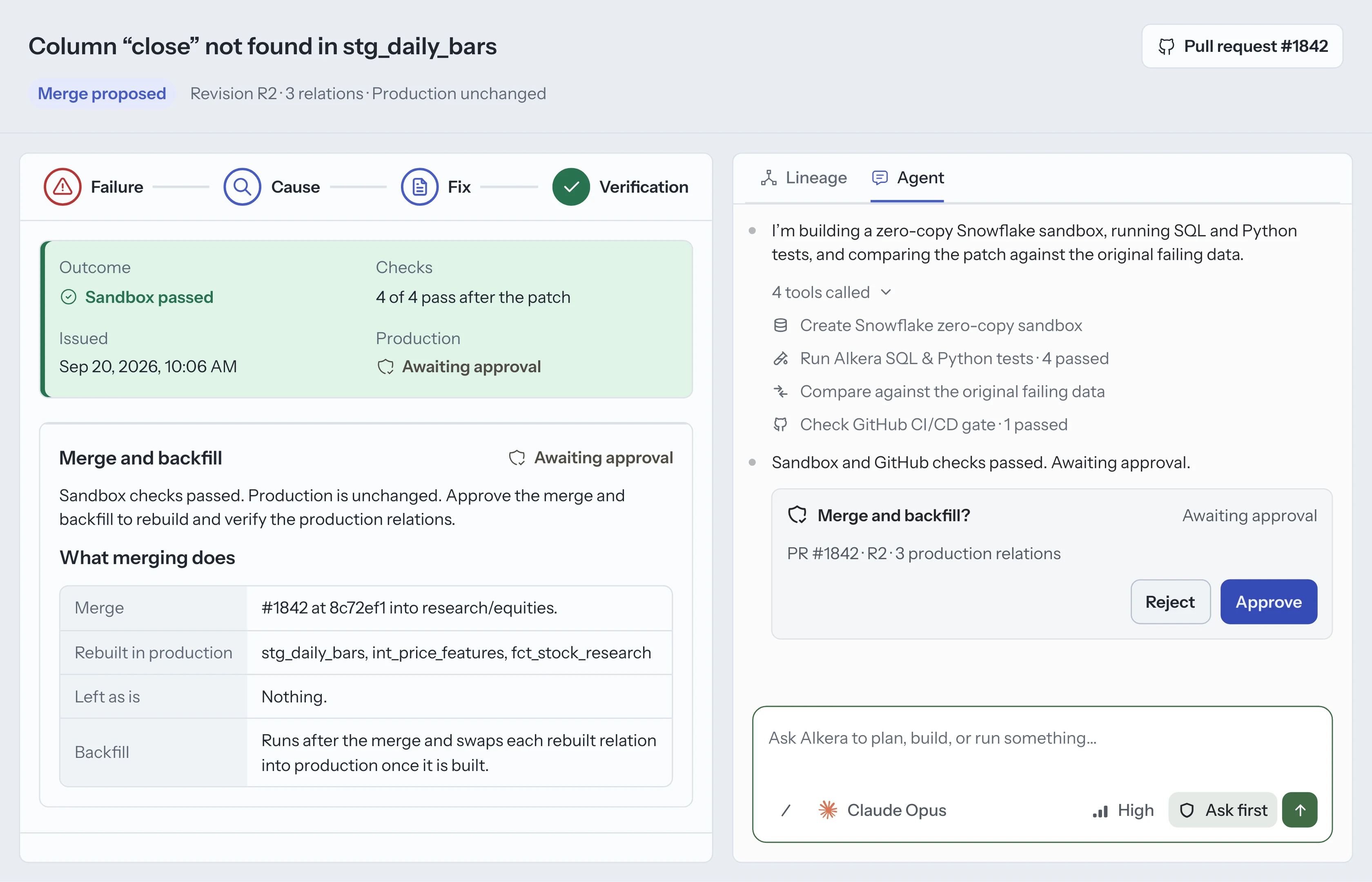 Test changes safely in sandbox environments.